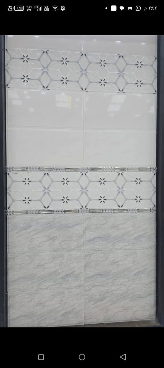 السلام عليكم سراميك انيقه
قياس 60×30سم *           تصميم جميل يضيف لمسه وفخامه الجدران. $$$  مثاليه للستقبال والممرات والغرف&&&    جوده عاليه وتحمل ممتاز سهله التنظيف ومقاومه ومقاومه للرطوبه السعر بسعر الجمله -&&& معرض عبدالله السيراميك والبورسلين احدث الموديلات وافضل الخامات ♡♡♡التواصل واتساب ***********
