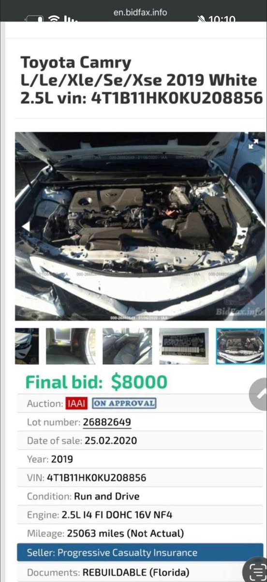 كامري 2019 SE
لون ابيض 
وارد امريكي بدون ضررر مكفوله
فقط دعاميه اماميه وبيه بارد قليل بلباب 
صور ضرر مرفوقه 
سياره جديده جاهزه مال جناي 
الف مذب عليها 
مرتبه وجاهزه 
داخل مدوشم كله كنتاره احمر 
كت رياضي 
تخم تاير 
قماره مغلفه اسود لامع 
سياره مصروف عليها خير من الله
ويل بلاد بلاك 
سياره مال جناي 
كير مكينه كفاله شرط 
مواصفات معروفه se
رادار وكشن كهرباء كشنات جلد
رقم بغداد تحويل مباشر
السعر 190 وبيها مجال
عنوان انبار رمادي 
الاستفسار ***********
