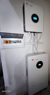 هبهب • منظومة شمسية • انفيرتر ٦ك