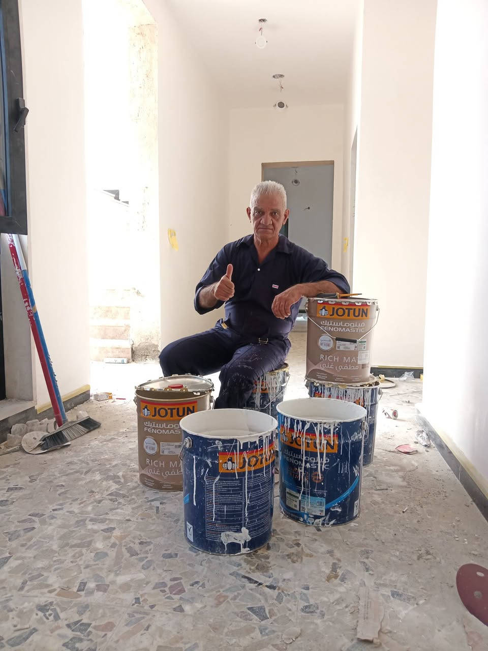 السلام عليكم ورمضان كريم صباغ بيوت ومحلات وعمارات لأهلنا في بغداد وباجود أنواع المواد صبغ البتك والجوتن داخلي وخارجي وبأنسب الأسعار سعر المتر 5000 آلاف فقط هذا العرض برمضان اتصل وادلل علئ الرقم *********** او *********** الاسطئ ابو عبدالله
