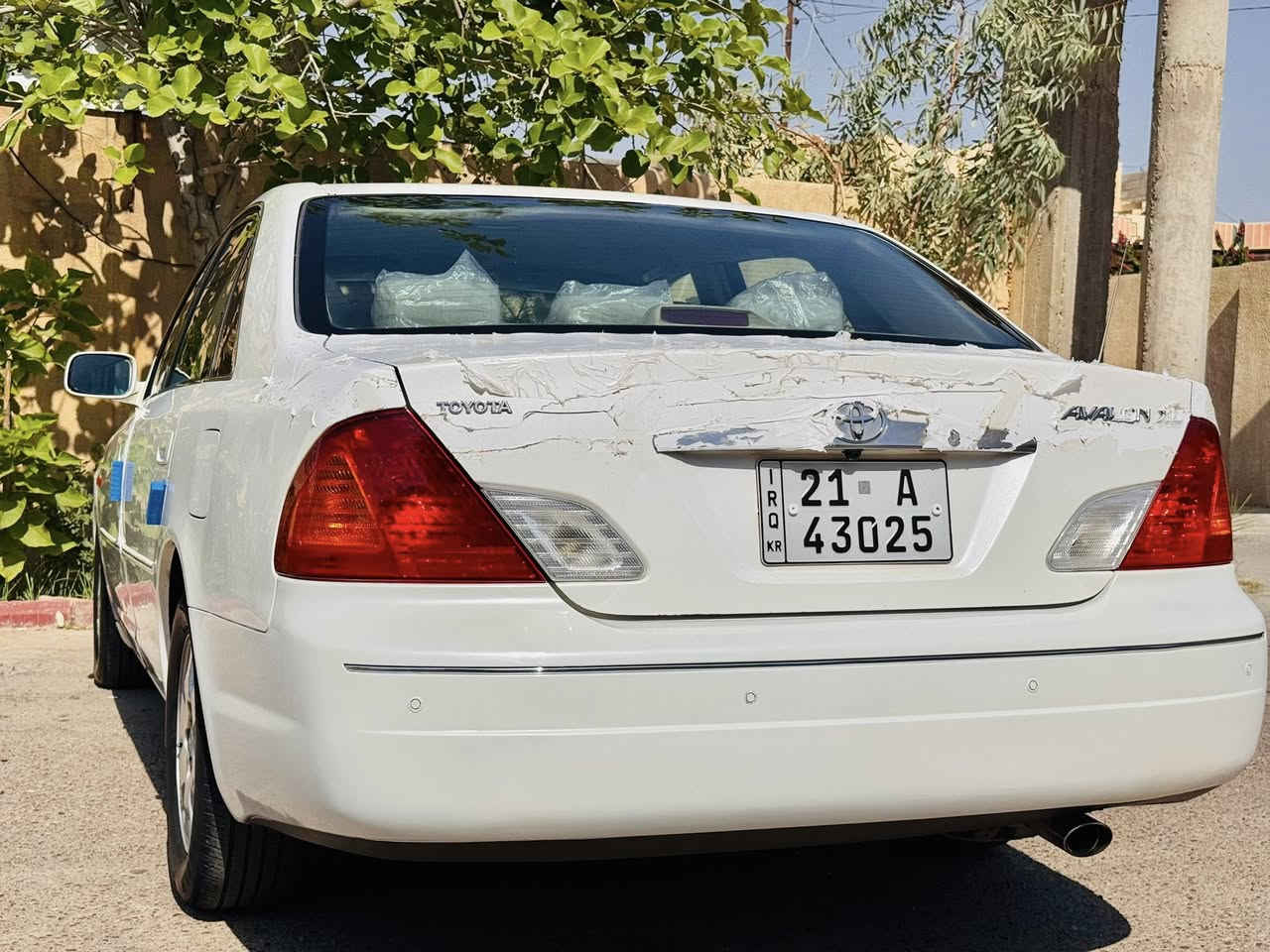 تويوتا افلون 2001 خليجي رقم سليمانية بأسمي تحويل مباشر 
محرك 6 سلندر 3000 جديد لاتنقيص ولا تبخير شرط الضمان الفحص 
تبريد ثلج
جام كهرباء 
جنطة كهرباء
سستم سماعات 
تخم تاير جديد
غرفة بلادية وضع شركة بدون تشققات جديده 
كهربائيات وضع شركة مملعوب بيهه 

السعر110 وبيه مجال بسيط

***********
