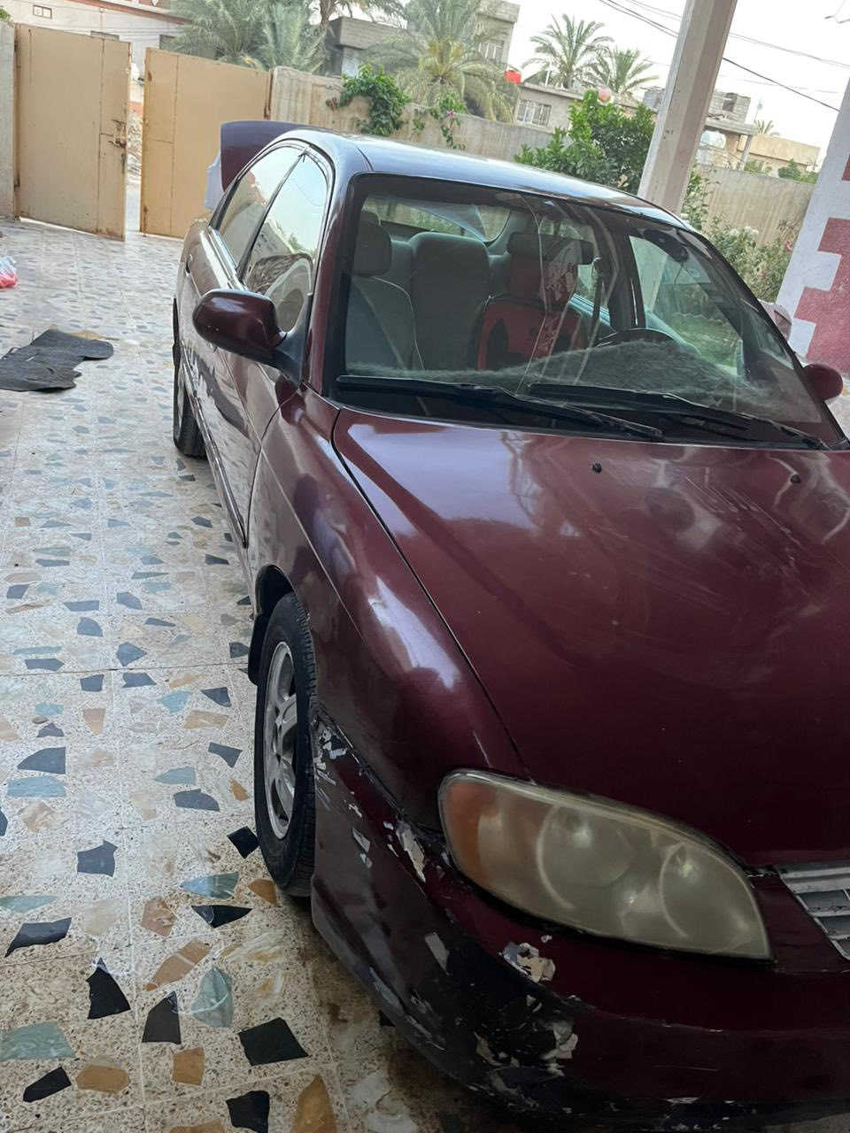 السلام عليكم و رحمة الله
كيا سبكترا موديل 2001 

مصبوغة عام بدون دواخل 

سنويتها ساقطة ب 2025 

محكرك جديد 

عليها تعديلات بسيطة

السعر 33 و بيها مجال بسيط

العنوان / ديالى /المقدادية /حي المعلمين 

الرقم /***********
