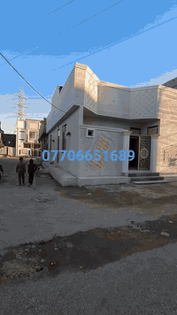 بيت ركن للبيع ١٠٠متر حي الكرار كافه الخدمات طابق واحد بناء جديد يحتوي البيت على غرفتين وصاله ومطبخ واستقبال وصحيات ٢ قريب كلش عسايدين الجاير للستفسار***********
