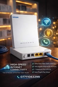 🚀🔥 تدور ONU أصلي للفايبر؟ الحل هنا! 🔥🚀 💎 SPEDOX EchoLife HG8120C ✅ XPO...