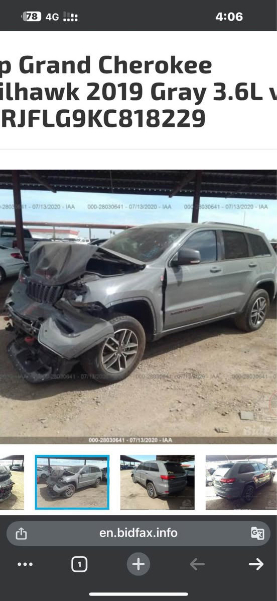 جيب 2019تراك هولك فول السياره 1/1
رارات امامي وخلفي توقف ذاتي 
كشنات اربعه تدفئه تبريد 
حساسات مري 
جلد 
فتحه 
جكات 
مري شفط
جنطه كهرباء
كشنات كهرباء

⭕️⭕️هواي موصفات بيها بعد⭕️⭕️

⭕️حادثها مبين بصوره⭕️⭕️
رقم *********** بغداد, العراق
