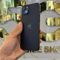 * ايفون 📲 15 بلاس * لون اسود  مميز  * بطاريه🔋92 * ذاكره 256   * دبل خط...