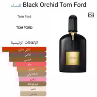 توم فورد • بلاك اوركيد • تقسيمات