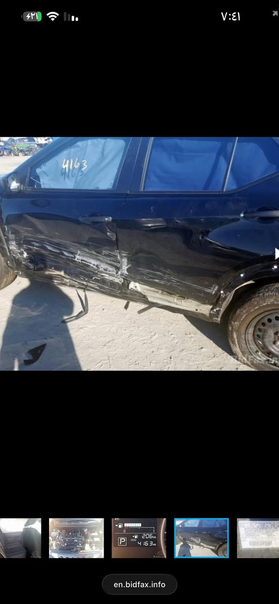 سلام عليكم نيسان كيكس 2019 وراد امريكي حادث بابتين باب السايق مبدله والباب الوره مصلحه مشايه ٤٧ ميل سياره مال دكتوره من البيت للعياده كفاله عامه كير محرك بشرط تبريد صدر تخم ويل كب تخم تاير ايرباك برده فقط طاك مال امريكا رقم بغداد باسمي السعر ١٤٠ ورقه وبيها مجال للمشتري عنواني بغداد البلديات ورقمي ***********
