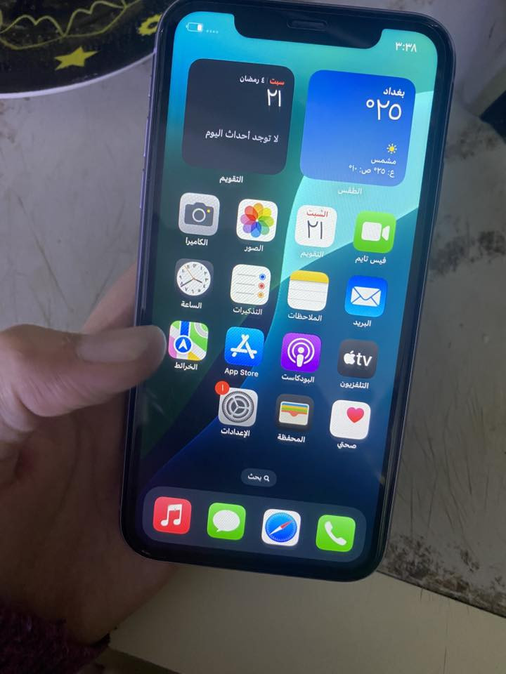 السلام عليكم ايفون ١١ عادي ذاكره ١٢٨ بطاريه خدمه بس مابيه اي شي والجهاز تكدر تفحصه باي مكان لا مصلح ولا داخل اي تصليح جديد كدامكم نضيف شخط مابي السعر خاص مكان الشعب ثعالبه شراي خاص توصيل ماعندي


**إذا كنت صاحب هذا الإعلان وتريد حذفه لأي سبب، رجاءا أرسل رسالة إلى الدعم الفني**