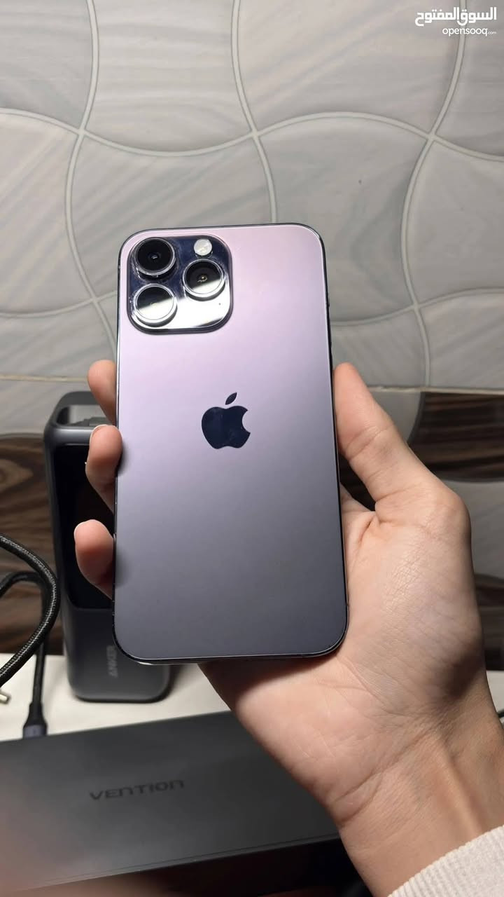 14 برو ماكس للبيع
ذاكرة 256

بطارية(79)🔋

نظيف كلش 

مبدل(شاشة 3 خيارات+ظهر)

لون: بنفسجي 

دبل سيمكارت 

كارتونتة موجودة +كيبل موجود 

السعر:650وبي مجال حك الجية 

العنوان: لانبار الفلوجه 

للاتصال:‏‪***********‬‏
