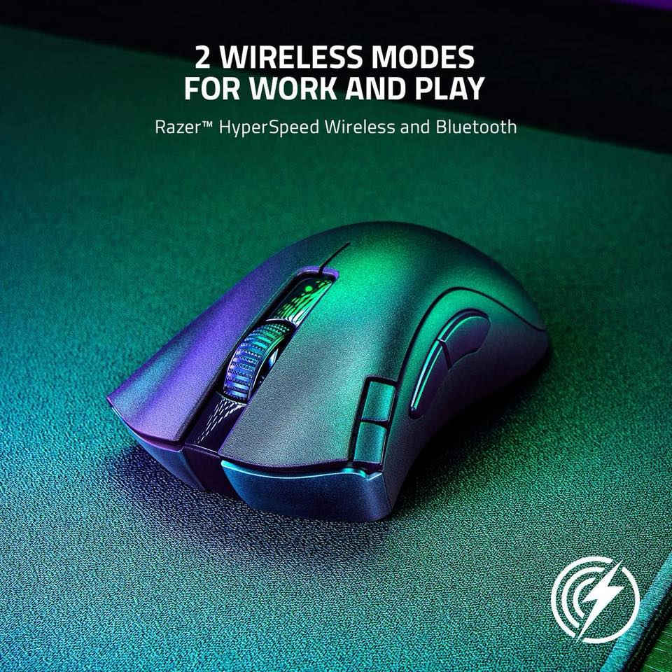 🎮🖱️ ماوس الألعاب الاحترافي
Razer DeathAdder V2 X HyperSpeed

✨ أداء قوي وتصميم مريح لجلسات اللعب الطويلة
✅ مستشعر بصري متقدم Razer 5G بدقة 14K DPI لسرعة ودقة عالية أثناء اللعب

✅ اتصال مزدوج:
• لاسلكي HyperSpeed فائق السرعة
• بلوتوث لتوفير الطاقة

⚡ بطارية تدوم لفترات طويلة:
🔋 حتى 235 ساعة على وضع 2.4G
🔋 حتى 615 ساعة على البلوتوث

🔥 تصميم مريح وحائز على جوائز
🔥 من أفضل ماوسات الألعاب لعام 2021

🚚 متوفر توصيل لكافة أنحاء العراق

📞 للتواصل والطلب:
***********
