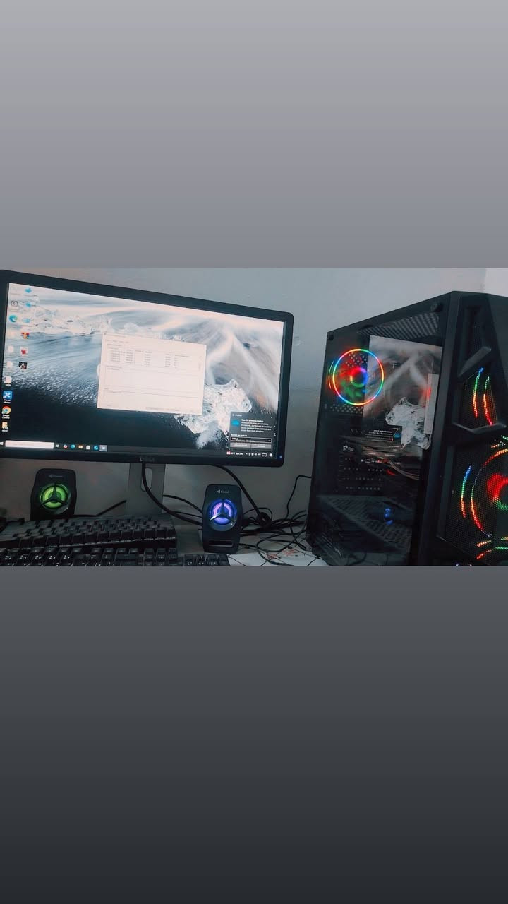 سلام عليكم عندي pc للبيع.
مواصفاتها
كارت الشاشه
GTX1050
AMD Ryzen 3100 المعالج 
الشاشه DELL U2212HM
كيبورد +ماوس + يو بي اس
شوفه عينك نضيفه تخبل تجميعه حلوه ومرتبه
ب 600  كلها بيها مجال بسيط محتاج وعرضتها
مكاني بغداد البياع شرطه الخامسه 
***********
