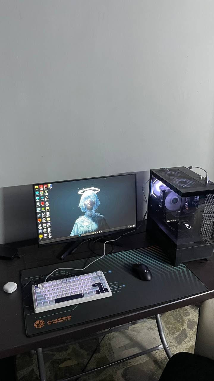 لسلام عليكم 
تجميعة للبيع استخدام ٩ اشهر نضيفة جدا 
الكيس 
‏Amd ryzen5600
‏Asuse prime B450-k
‏16g ddr4
‏Asus tuf 5060 Ti 8g
Lexar ssd NM 1Tb
سعر الكيس :مليون و150

الشاشة asus 24:5 1080 طبعا مشتريها لالعاب الشوتر 

موس لوجتك superlight 2 بي اثر مال استخدام مماثر ابد هم مشتري جديد 

كيبورد aula f75 

سماعة هاير اكس كلاود ثري وايرلس (مستعمل)

Ups 1500 offlane maxma

التجميعة كاملة سعرها مليون و٥٥٠ الف قفل 

كل الكراتين موجودة


**إذا كنت صاحب هذا الإعلان وتريد حذفه لأي سبب، رجاءا أرسل رسالة إلى الدعم الفني**