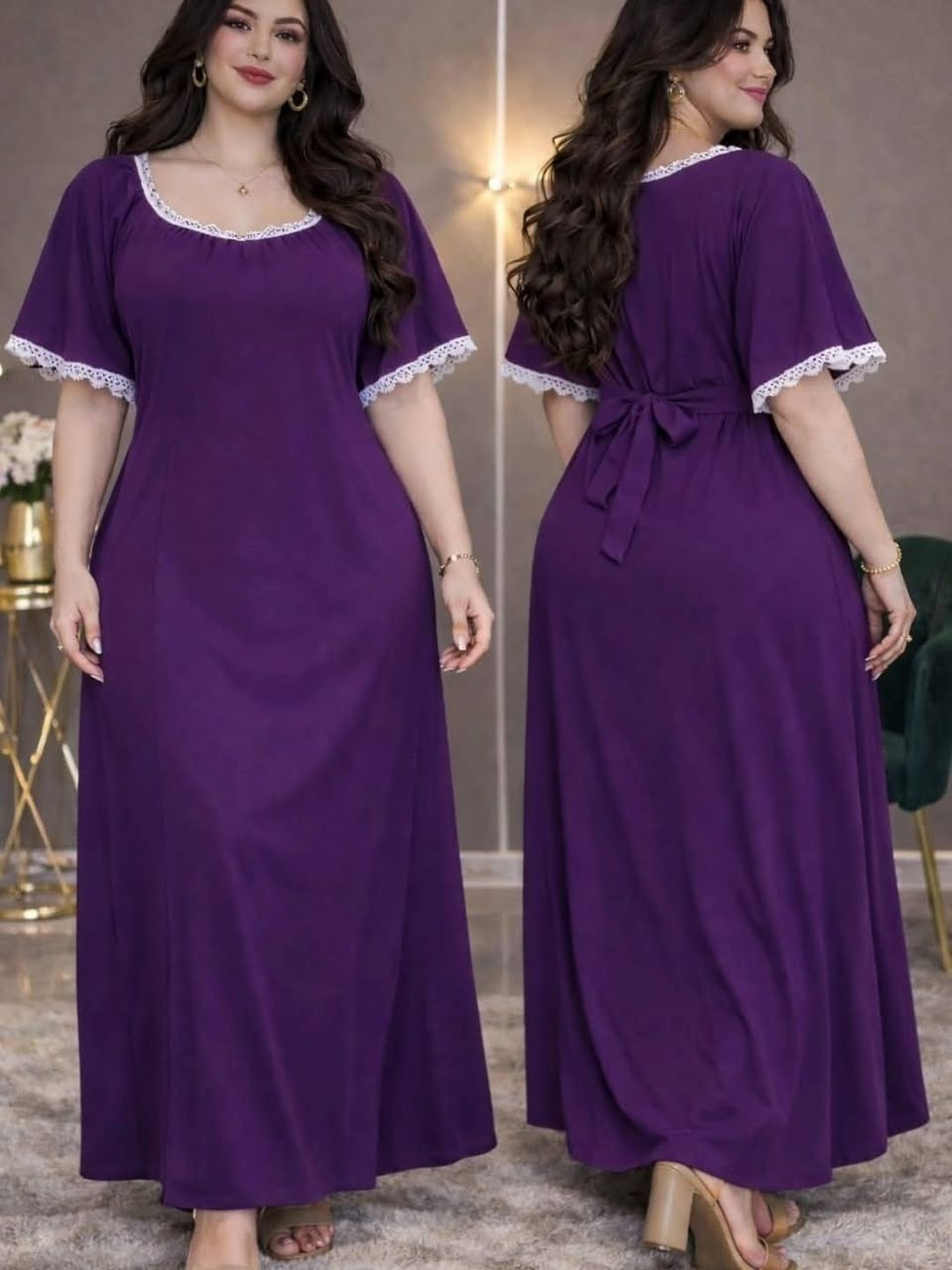 موديلات العيد وصلت 😍😍
 جمال  ولمسة وفخامة 🪞
القياسات من َL الى 4XL
نوع الخامه ايروبين  صيفي
#لتثبيت #الحجز #راسلنا #عل #واتساب ***********
