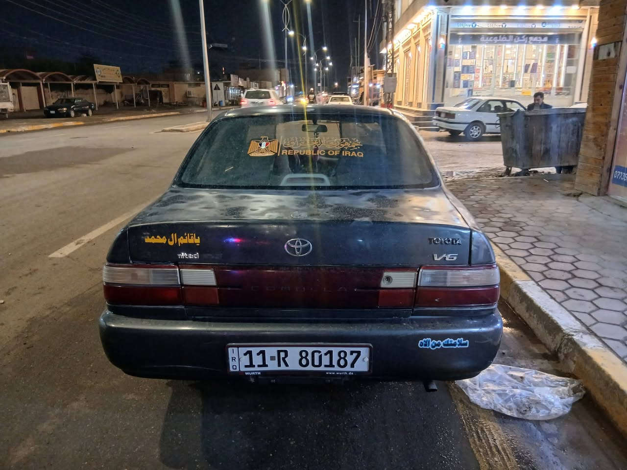 كورله موديل ٩٤ صبغ احزام جماليه مكفوله من الضربه محرك صدر خير من الله تخم تاير جديد سياره رقم بغداد دولي بأسمي
***********
