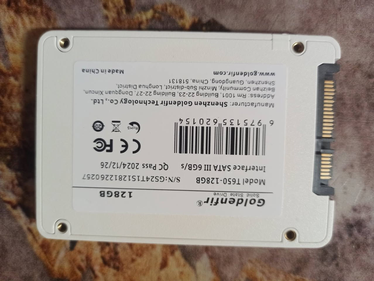 السلام عليكم هارد SSD128G لون ابيض السعر 15 الف مع التوصيل الهارد جديد


**إذا كنت صاحب هذا الإعلان وتريد حذفه لأي سبب، رجاءا أرسل رسالة إلى الدعم الفني**