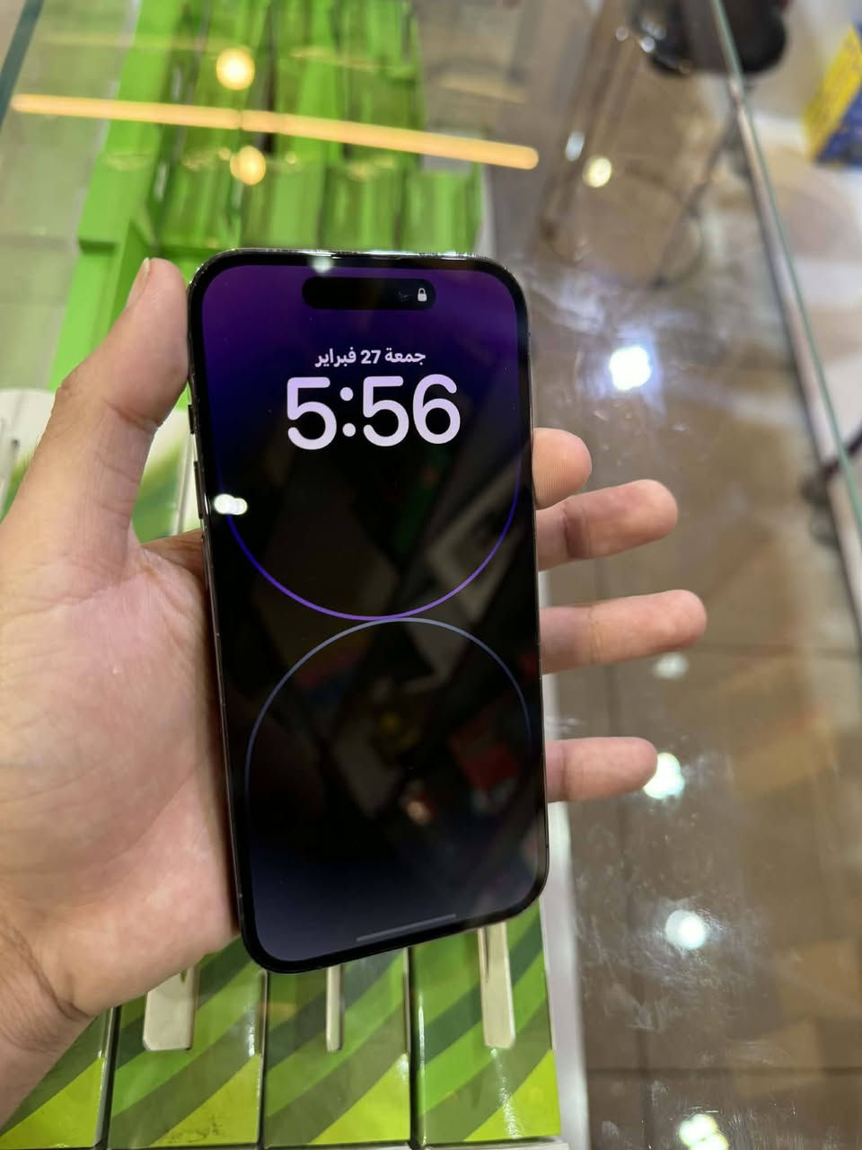 ايفون 14برو الصغير مو الماكس ذاكره 256
بطاريه 80 بلاديه جهاز وتر بروف بدون ملحقات 
سعر 700
***********
