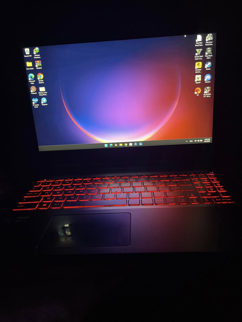 Msi gf66 katana
I5-11400h

GTX1650 4g

Ram 16

Ssd 500

Display 144hz

Keyboard red neon 

ملاحظة اللابتوب بيه خدوش بالظهر بسيطة والبطارية تحتاج تبديل فقط وشغال على شاحنه والباقي بحالة جيدة 

مكاني بغداد 

***********
