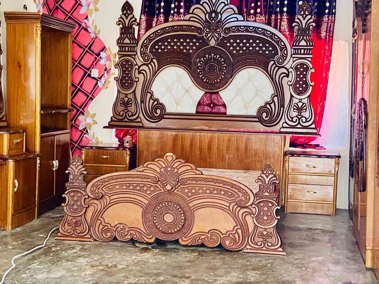 غرفة نوم صاج عراقي موديل توج السعر ٩٠٠ وبيها مجال للاستفسار *********** العنوان قضاء الرمانه البوعبيد
