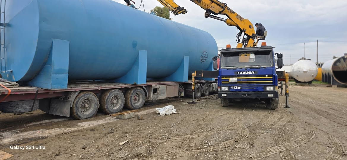 خزان 120 ألف لتر  بليت 5 ملم خزان كاز***********
