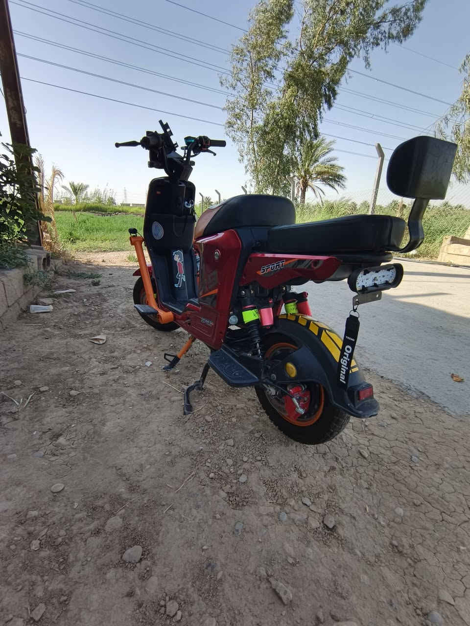 شباب هاذ باسكل شحن ار 9كلشي موضح بل فيديو  سعر 250او بي مجال لل شراي ل يريد يتواصل يدك على هاذ رقم ‏‪***********‬‏ لو يرسلني مازنجر  مكاني ديالى تقاطع القدس
