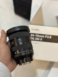 سيغما 24-70 • فتحة 2.8 • لسوني