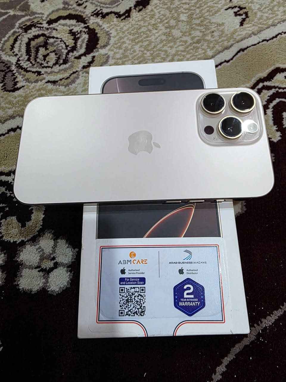 ايفون 16 ابرو ماكس شرق الوسط لون مميز شريحه وحده بعده تحت الضمان ABM بطاريه 100 دورات 55 السعر مليون 550 بصره شط العرب رقم صاحب الجهاز *********** يوجد وتساب
