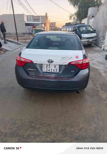 السلام عليكم ورحمة الله وبركاته سياره كورولا للبيع موديل ١٨ سياره خير من الله كامله من كلشي تخم تاير حداديه موضح بالصورة بالسونار السعر ١٤٠دولار أمريكي مكان سياره ديالى بعقوبه الاتصال على الرقم ***********.... مكلف بالنشر...
