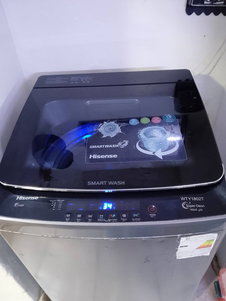 السلام عليكم للبيع غساله فول اوتماتيك حجم 18 كيلو نضافه 95سعر 350بيهة مجال  بلميه دوره حي الوادي ***********
