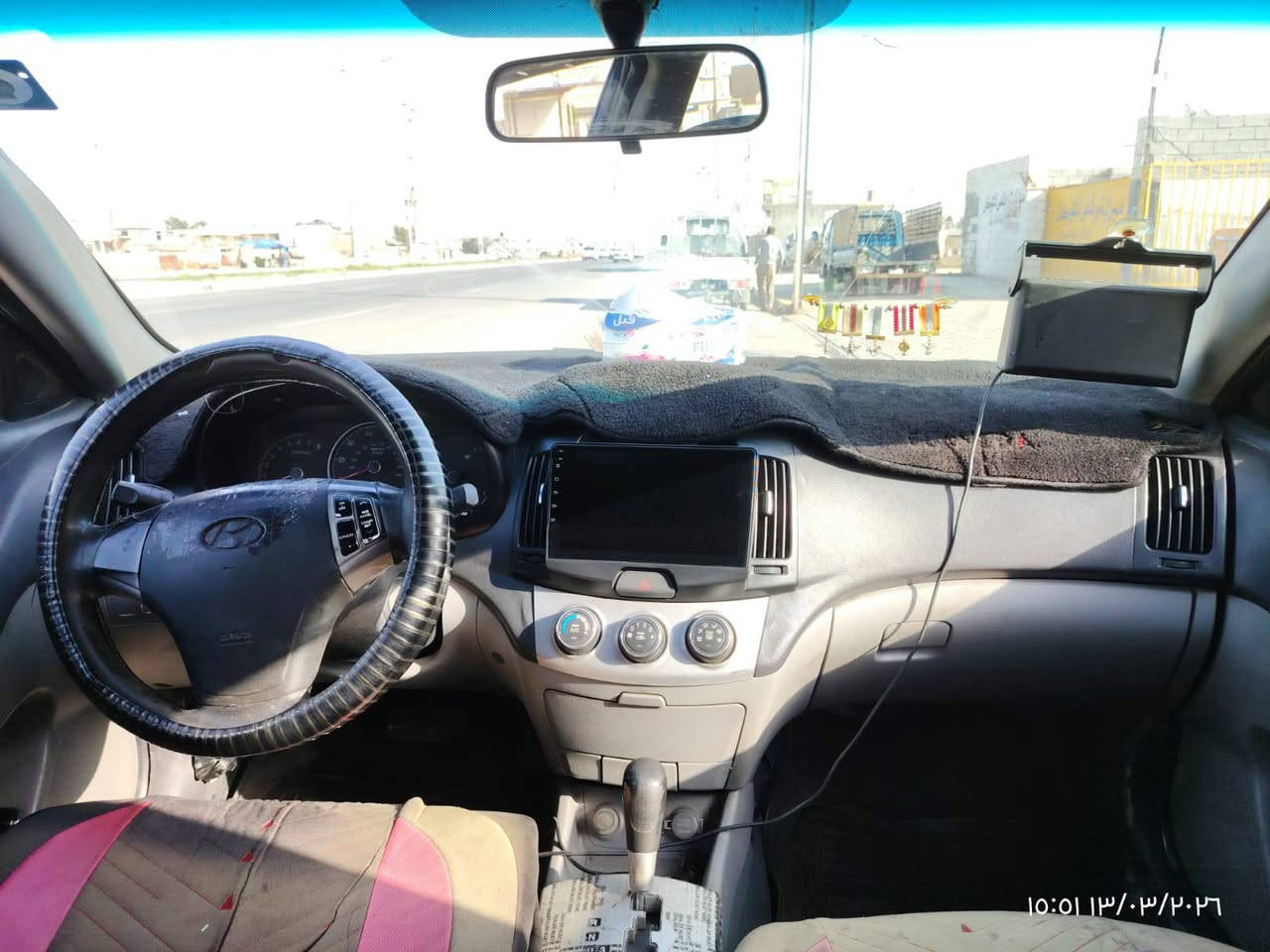 سلام عليكم للبيع انترا موديل 2009  بيها جاملق خلفي مبدل وبيها تصفيات رقم صلاح الدين دولي سنويه لل 30 نقابه صفر كير محرك شرط حجم 20 تبريد تدفئه شغاله مكان السياره كركوك السعر 72 ترهم مراوس ***********
