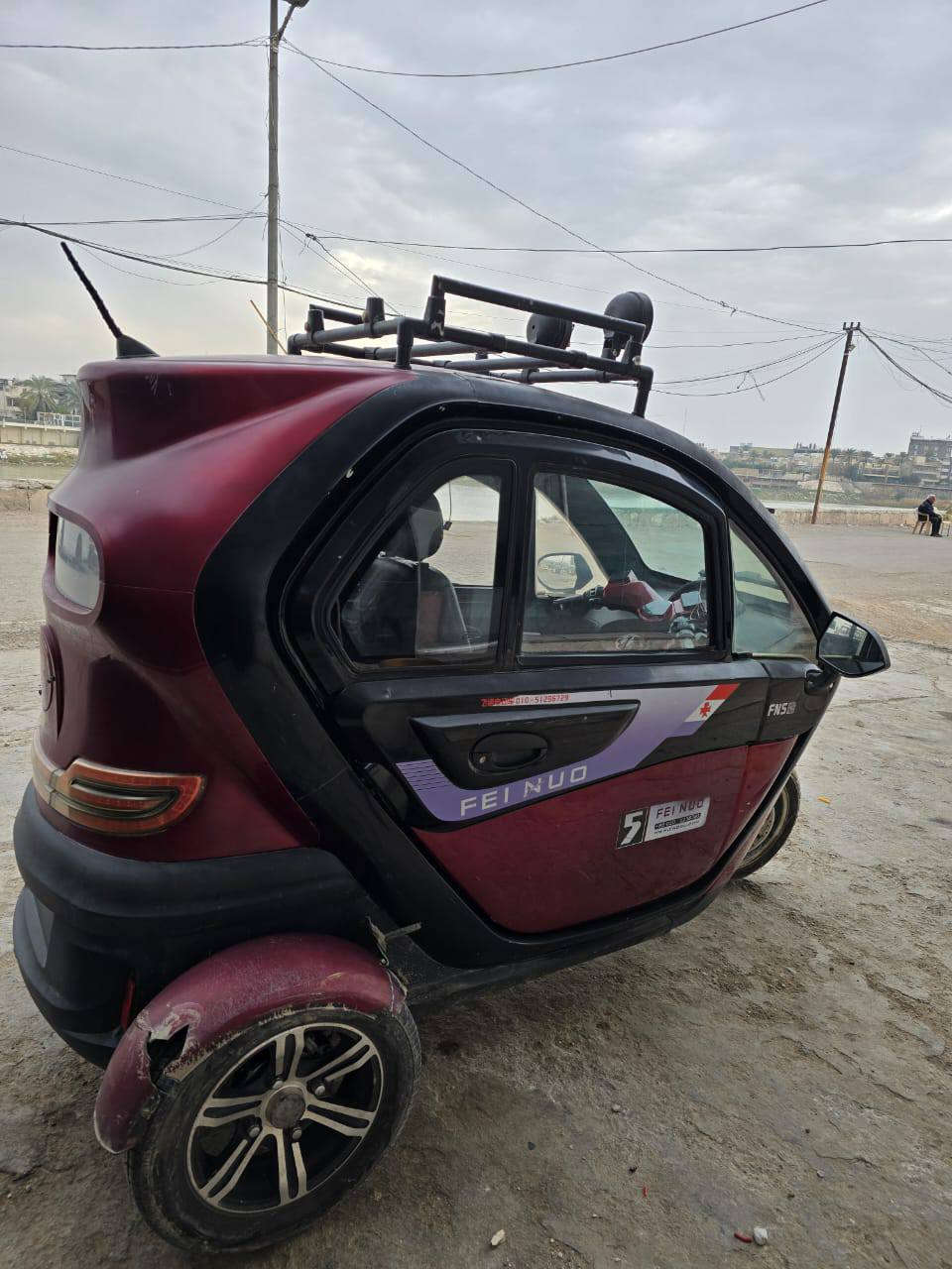 دراجه شحن ثلاث عجلات للبيع مال مريه دتبيعها السعر مليون ونص  الدراجه شغاله وتمشي وتشحن بس عدهه فجئه الهورن ولايت ميشتغلن  وجام ميصعد  مكان الدراجه بغداد الكريعات قرب جسر العبره للستفسار هاذ رقم صاحبت الدراجه***********
