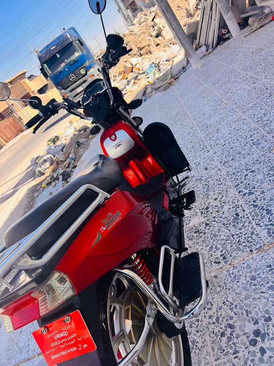 هارلي الاخوين 
نضافه فول الفول 
بطاريات ع الفحص 
جهاز نذار مانع السرقه 
السعر 400 وبي مجال 
***********
‭***********

