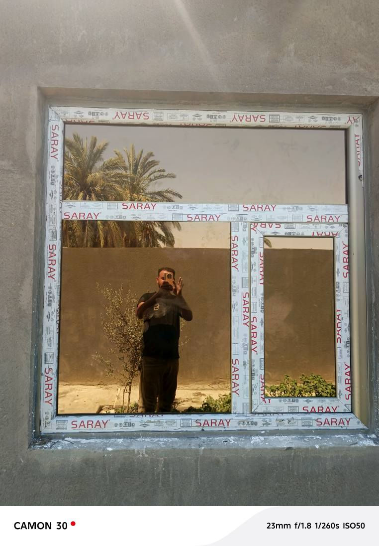 #ابواب #المنيوم 
#شبابيك جميع المقاطع متوفره
#تركي #سراي #ارفوم #اكبا
#مقطع #مسح #مقطع 6.5 #مقوس 7.5
#سلايت
 #محجرات 
جميع الالوان
الموقع #الرميثه 
***********
