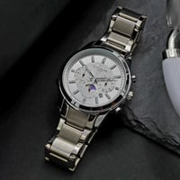 باتيك فيليب • زجاج سافاير • سوار ستيل