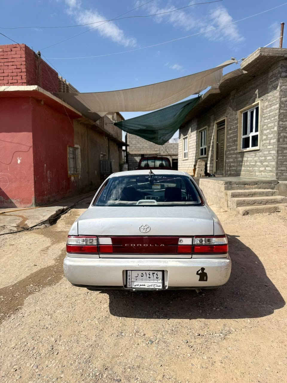 سلام عليكم كورله الون رصاصي موديل1995فول الفول كرستال  كير اوتماتيك جام كهربائيّ رقم صلاح الدين الماني شرط تحويل  سياره جديده كير محرك 1600مال كصه شرط صدر طخم تايرات ويل كب كلها شقاله كهربائيّات سياره جديد وشرط كفاله عامه من صبغ بدون دعم  السعر 50 بيه مجال بصيط حك جيتك ابيع نقد اعتذر لا قصط ولا مقدمه مكان الشرقاط الشراي يتصل عل رقم
*********** 

***********
