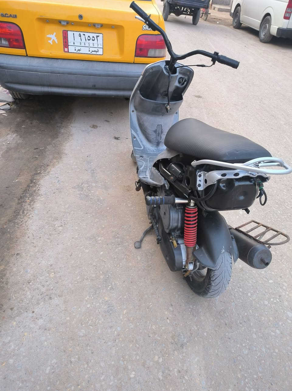 السلام عليكم دراجة للبيع اول فتحه 55 فول شلغه ومعدل كامله غراضها سعر 650 بيها مجال  بصره ابي الخصيب ***********
