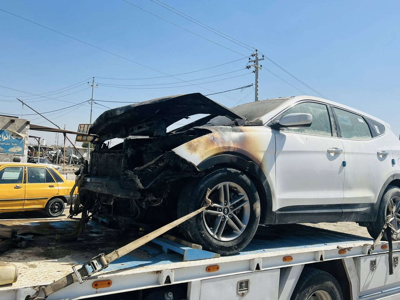 سلام عليكم سنتافيه موديل 2018 رقم بغداد نكليزي كله جديد السياره بس بجم فقط الداخل ما بيه شي اللاستفسار ***********
