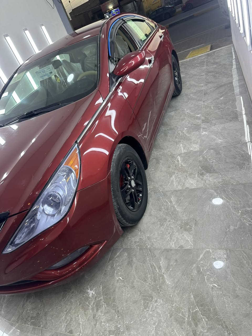 السلام عليكم سوناته موديل 2012 مكينه كير تبريد حداديه تخم تاير كل جديد سياره جديده تحول مباشر ع كربلاء الحر *********** سعر 105
