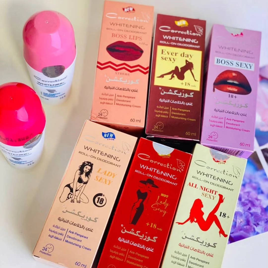 رول كوريكشن🆕 الاصدار الجديد الفرمونيات 
👈🏻مانع تعرق 💧سكسي 🔥❤️

Sexy intense unisex 🔞
الرومانسية والجاذبية يجمع بين الإثارة والانتعاش ❤️
برائحة الكوكونات 🥥 الچوكليت 🍫 الفانيلا ، وروعة الفواكه التوت والفراولة 🍓

رول معطر مانع تعرق ومبيض من كوريكشن🥰💕
مزيل للرائحة ، ثابت ٢٤ ساعه عطوره تجنن
 مبيض لمنطقة الإبط
 يزيل التصبغات ﺍﻟﺠﻠﺪﻳﺔ ﻭﻳﻤﻨﻊ ﻇﻬﻮﺭﻫﺎ ﻓﻲ ﻣﻨﻄﻘﺔ ﺍلإﺑﻂ.
ويؤﻣﻦ ﺍﻟﺤﻤﺎﻳﺔ ﻣﻦ ﺍﻟﺘﻌرﻕ للاحساس بالإنتعاش طوال النهار
مناسب للبشره الحساسه🌸 وبي عطور حلوة
لا يترك اثر ع الملابس👚👕

السعر بالخاص 
#فاشن
#ملابس_نسائية
#ستايل
#مكياج
#عطور
براندات
fashion
beauty
makeup
ootd


**إذا كنت صاحب هذا الإعلان وتريد حذفه لأي سبب، رجاءا أرسل رسالة إلى الدعم الفني**