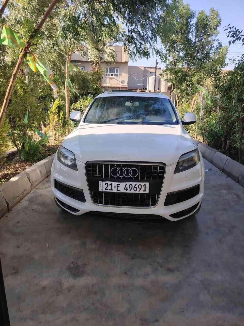 السلام عليكم
للبيع او مراوسه بسياره 
اودي Q7 S-line Quattro 2012 فول مواصفات ١/١
------------------------------------
سعر 128 ورقة 
—————————————————
محرك سته سلندر V6 3.0L سوبر چارچ بنزين 
------------------------------------
سيارة حيل حلوة للامانه جديدة ماشالله
سيارة بين البابين من جهه السكن 
----------------------------------------
مواصفات كلش هوايه
{ 5 بصمة - دبل پانوراما - رادار - ثلاث بردات بلاد - داخل بيجي - صندوق كهرباء - ٣ پردة - ماوس - ٧ راكب - كشنات تدفئة و تبريد - كشنات جلد - كشن و ستيرن كهربا و خزن - سيدي بوكس - تبريد مركزي - كامرة خلفية - حساس خلفي و امامي - لايت ليد - ڤوليوم - تحديد سرعة - وبعد هواي كلش مواصفات متخلص
رقم وسنويه جديد تحويل وغرامات شرط السعر فقط 128 ورقه ومجال بي
مكان السياره كركوك
الاستفسار اكثر 
*********** واتس 
*********** اتصال
