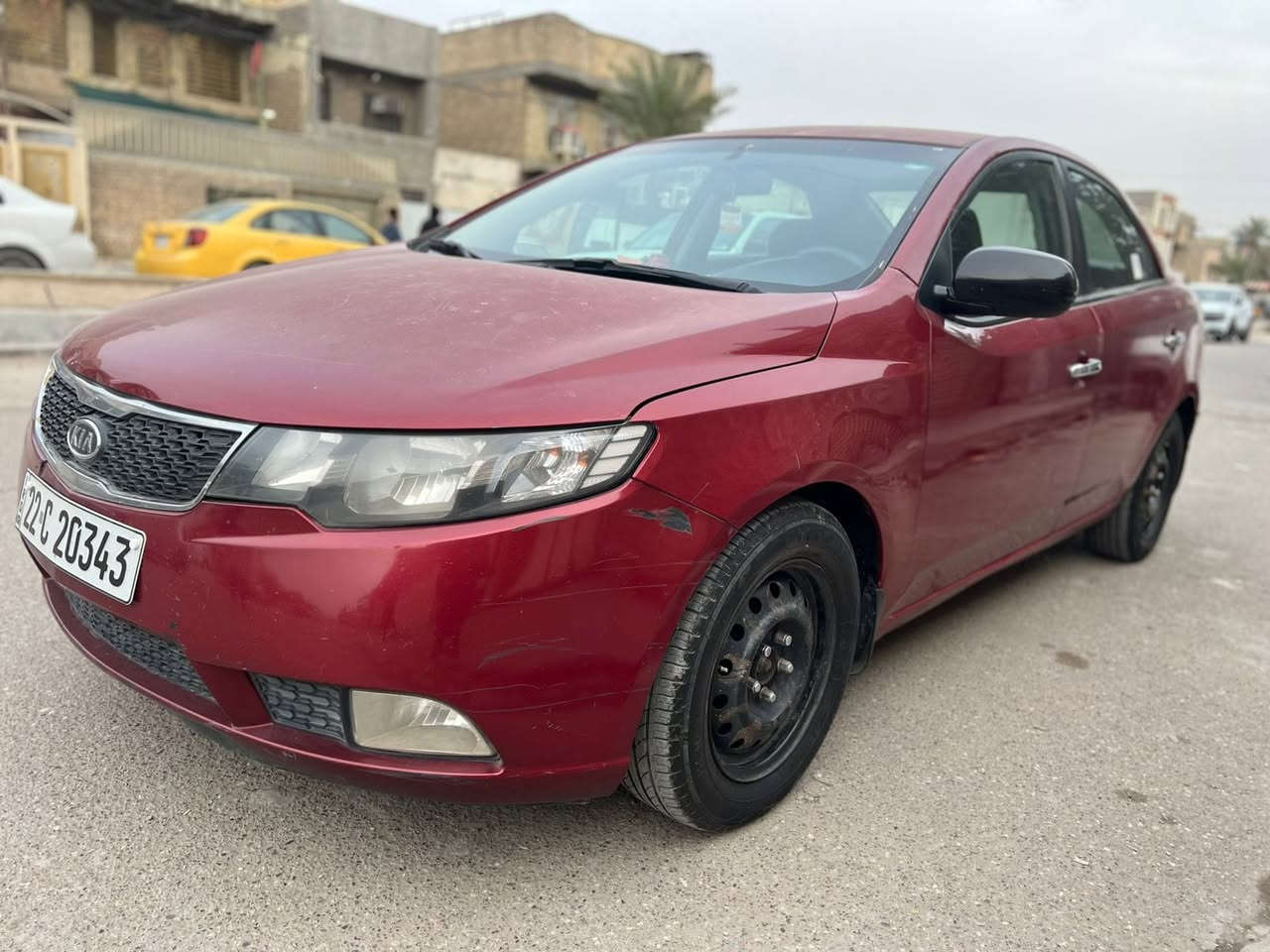 السلام عليكم للبيع كيا سيراتو 2012 خليجي بيها 3قطع صبع كير مكينه كفاله مكينه 1600 دوش رقم اربيل بسمي السعر 85 بيها مجال مكاني بغداد رقم ***********
