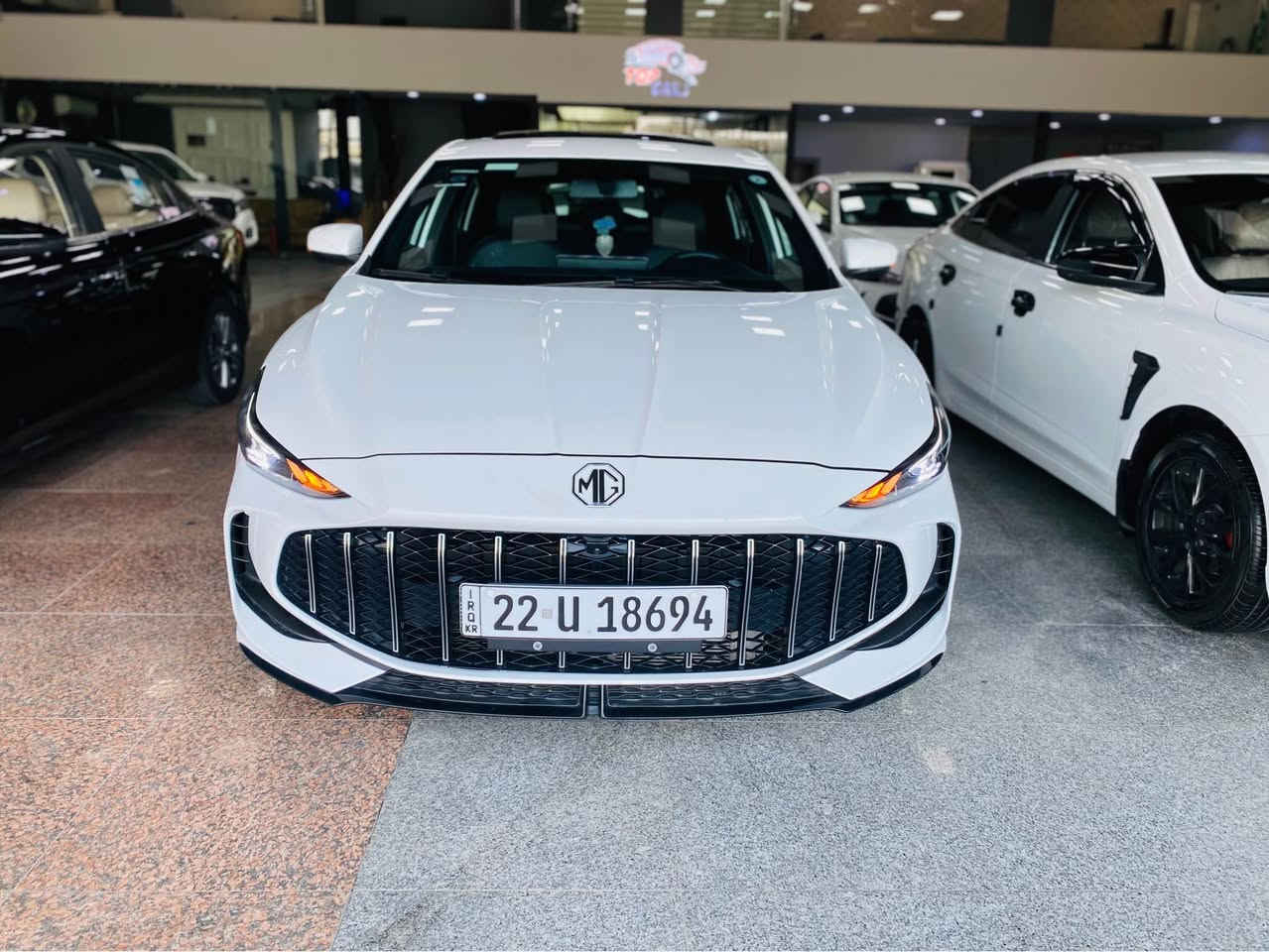 ئێم جی  MG GT 2025 Sport
تەنیا 20 هەزار ڕۆیشتووە.سەیارەکە زۆر جوانە 
مواصفات.بەصمة.برێك کارەبایی.سلایت. ئاوینە ئیشارەت.
شاشەو كاميرا.لايت.زينۆن.ڤۆلیۆم.ئۆتۆهۆلد.
مكان  أربيل.   ١٠٠ متری معرض تۆپ کارس 
سعر 113$🔥💣   موبایل    *********** أربيل, العراق
