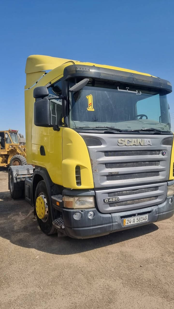 سلام عليكم
للبيع سكانيا 420 دبل قماره
سنويه جديده مديل, 2009
رقم  دهوك مسجله صهريج 
ثلاث محاور 3 سياره جاهز 
السعر 230ورقه مكان بغداد 
***********
***********
