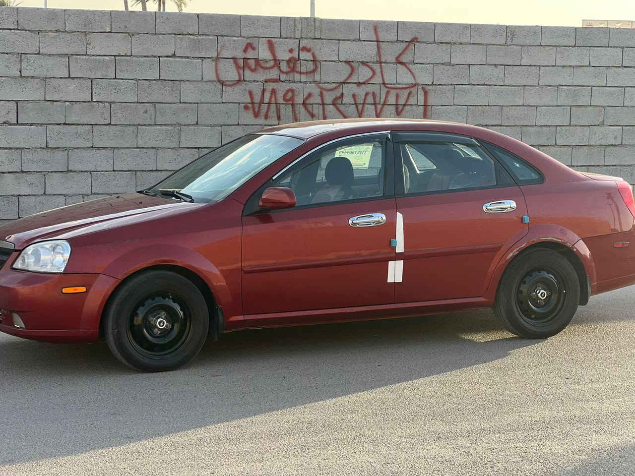 السلام عليكم 
اوبترا فورنزا 2008 
مكفوله من الضربه والصبغ بيها طخه بسيطه بلبك لايت الخلفي موضح بلصوره 
محرك وكير شرط الفحص واني اكفلهن
رقم انبار تحويل ثاني يوم 
السعر 68 وبيها مجال 
*********** الفلوجة, الأنبار
