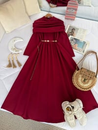 فستان • دابل بهاري • مقاسات ٣٨-٤٨