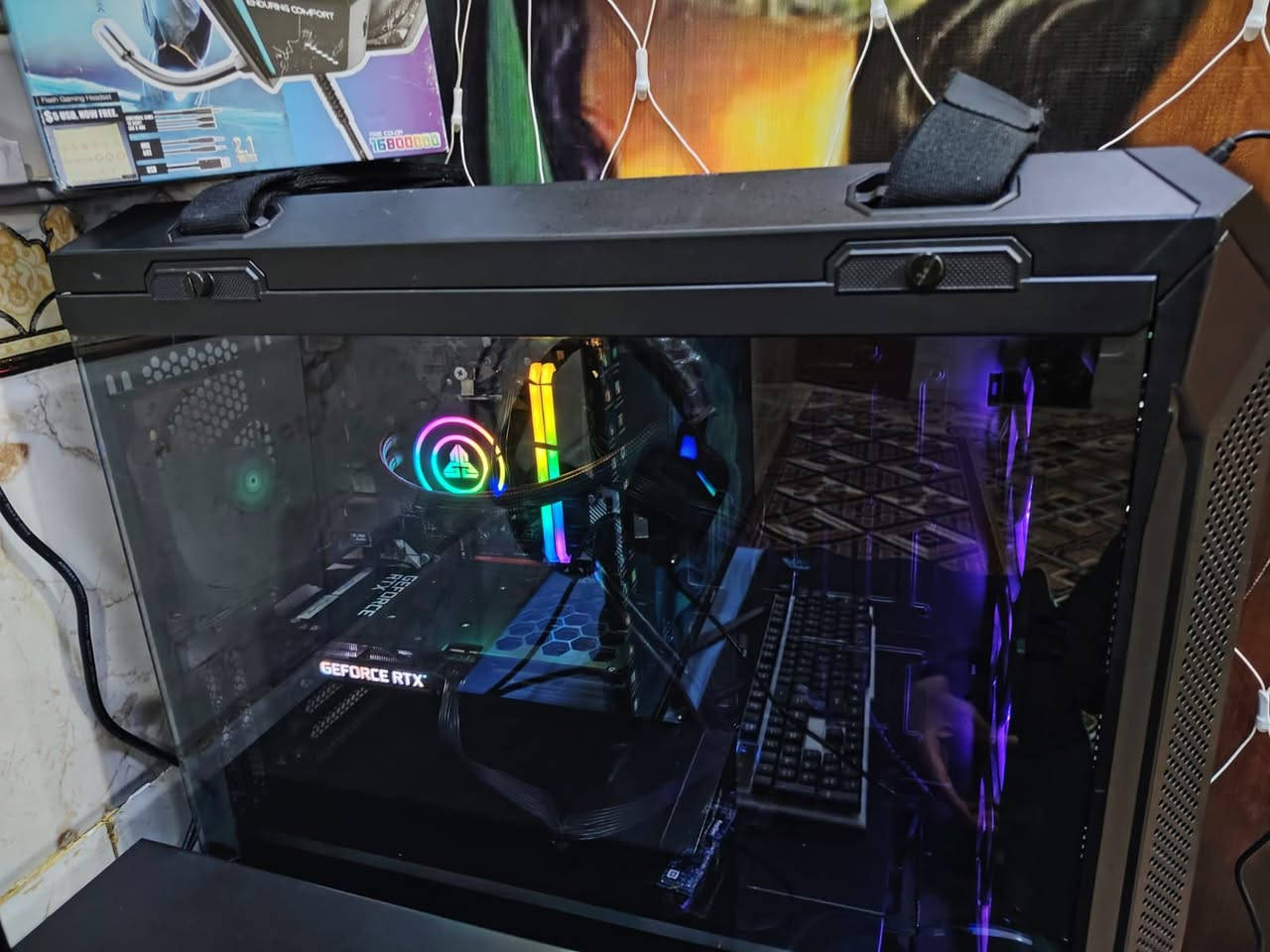 تجميعه PC كامله فول مواصفات معه هرد احتياطي جيده لل العاب للإستفسار اتصل على الرقم التالي :*********** بي واتساب منصب  بيه جميع برامج التصميم مونتاج  و الفوتوشوب ال21ول24 
عنواني:ميسان الماجديه نهاية شارع الجامع
