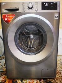 غساله فول او توماتيك LG 8 كيلو نضيفه كولش سعره 300 07802712909