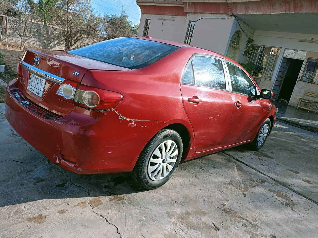 السلام عليكم
 كورلا 2011 LE
للبيع ومراوس 
كير محرك شرط
طخم تاير جديد
شرط وكاله وتحويل 
ضرر سقف مبدل مال تحرير
وبونيد خارج العراق بدون داخل شرط
السعر 85وبيها مجال
***********
