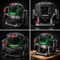 🔥 عرض مميز للبيع 🔥 ماكينة راوتر خشب PARKSIDE أصلية قوية ودقيقة للأعمال...