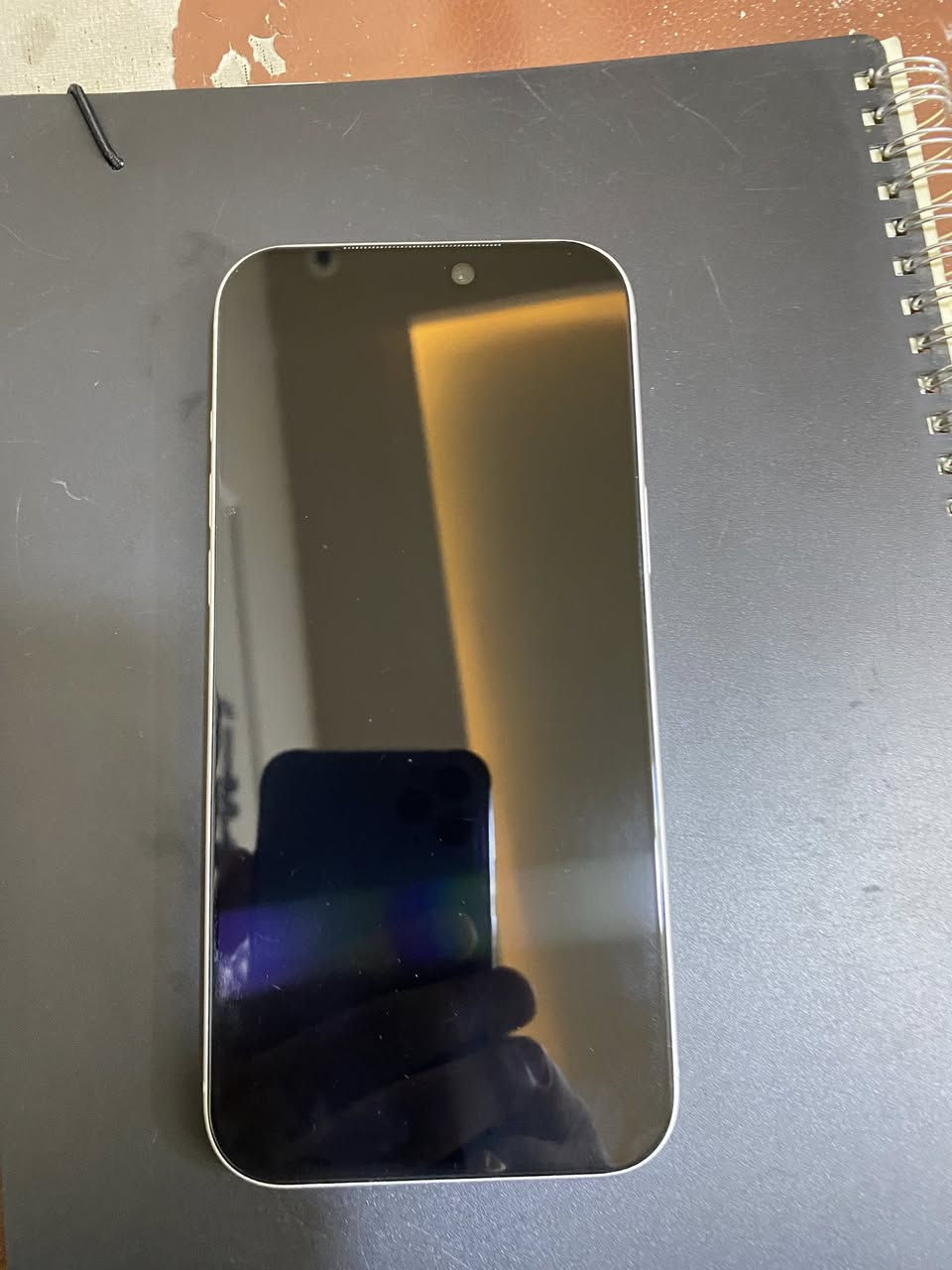 ايفون  17pro max
ذاكره 256 بطاريه 100دورات الشحن 19
بعده تحت الضمان 
مع كامل الملحقات 
ملاحظه شريحه الكترونيه 
مكاني نجف 
السعر 1950
رقم الموبايل
***********
